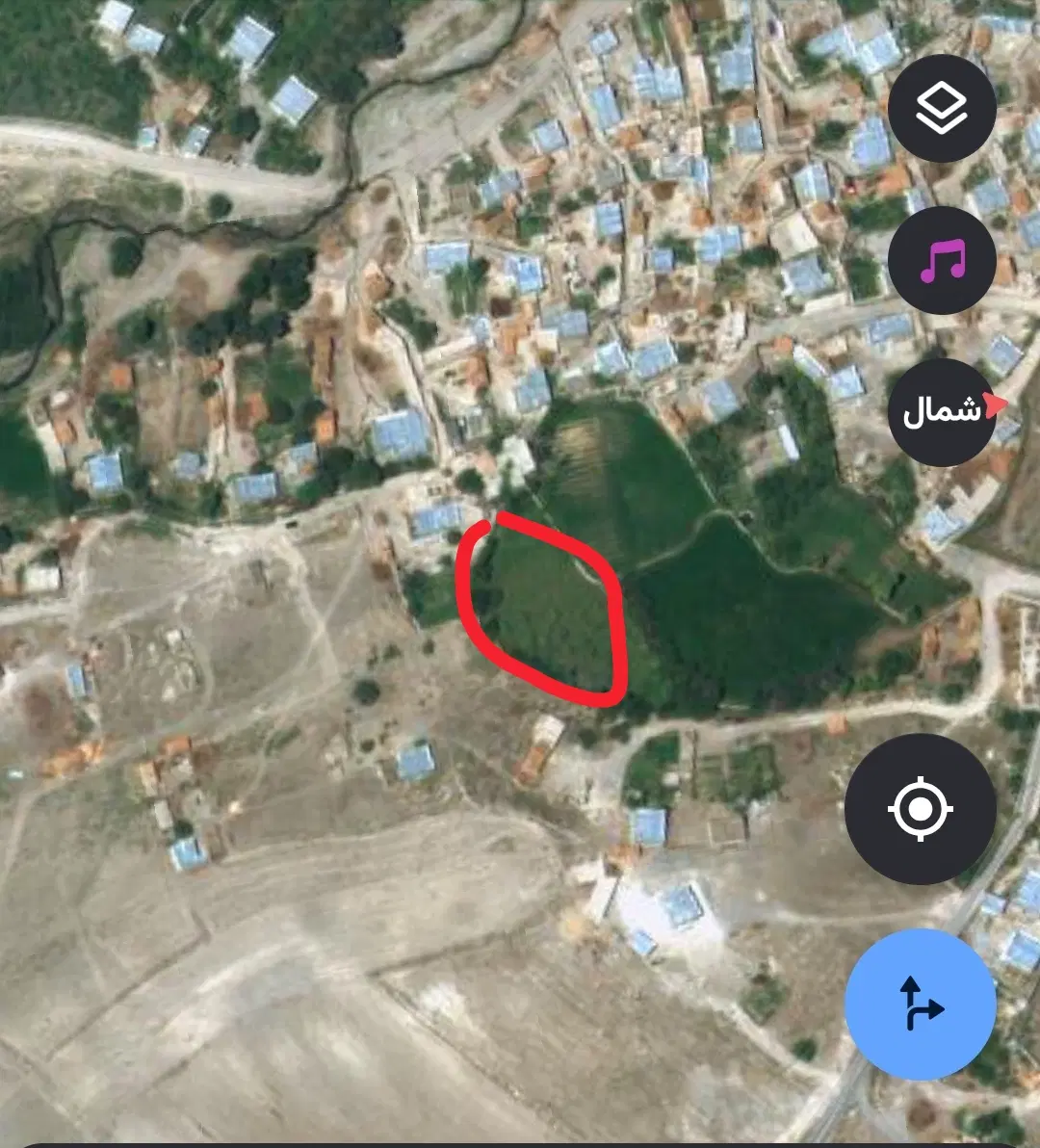 زمین مسکونی روستای جلایر