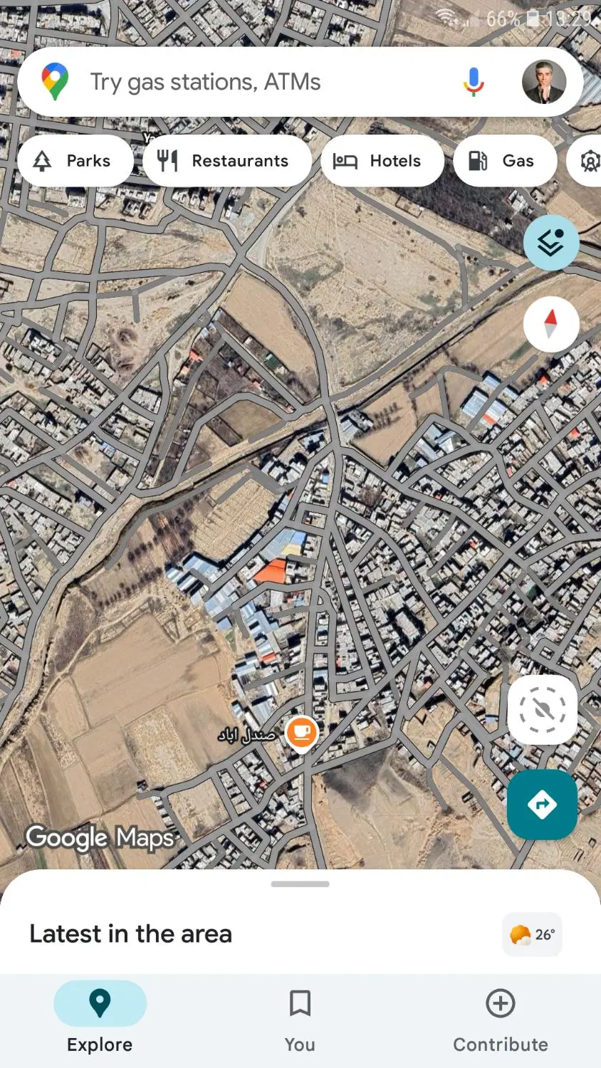 زمین کارگاهی بسیار مرغوب صندل آباد