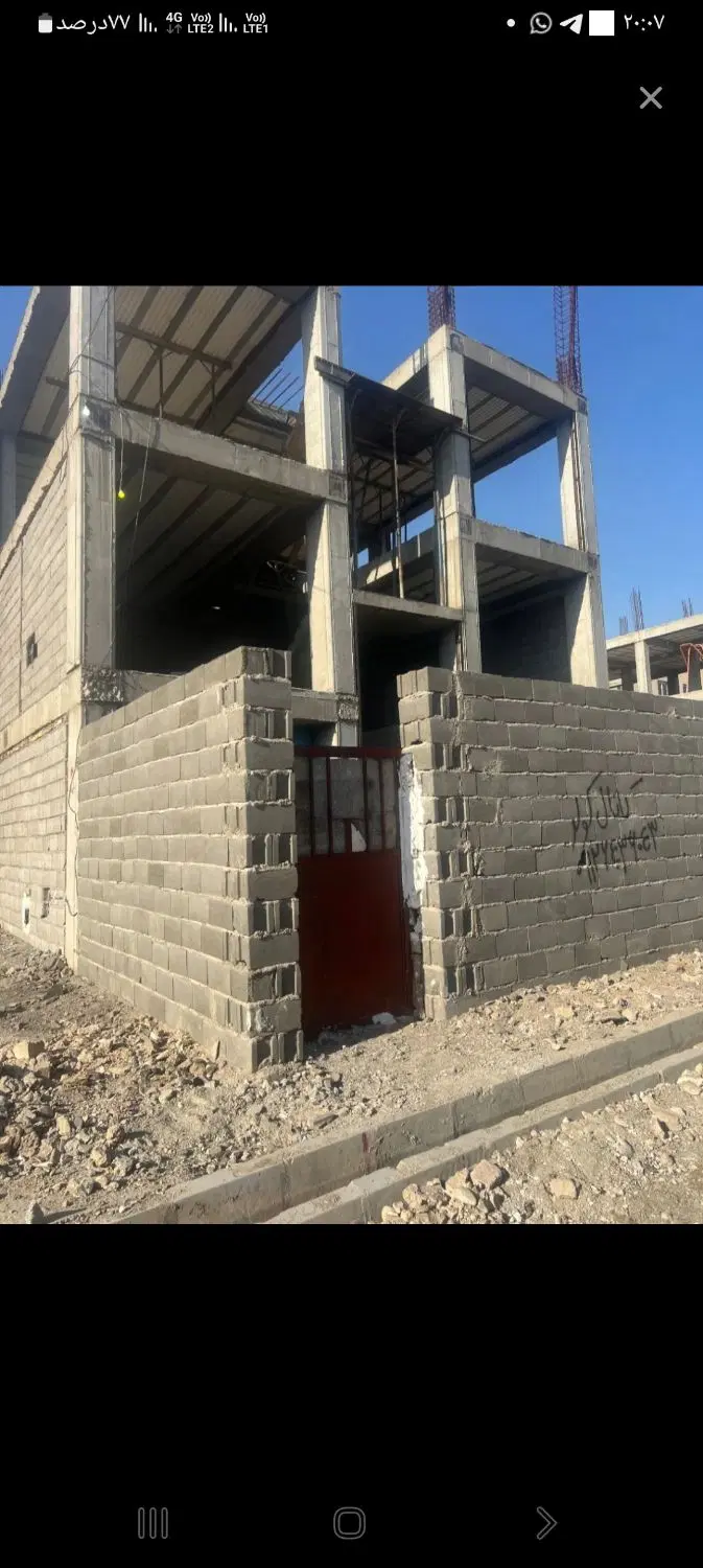کبود کنبد..ملکیت 2 طبقه نو ساز 120متری پول لازم