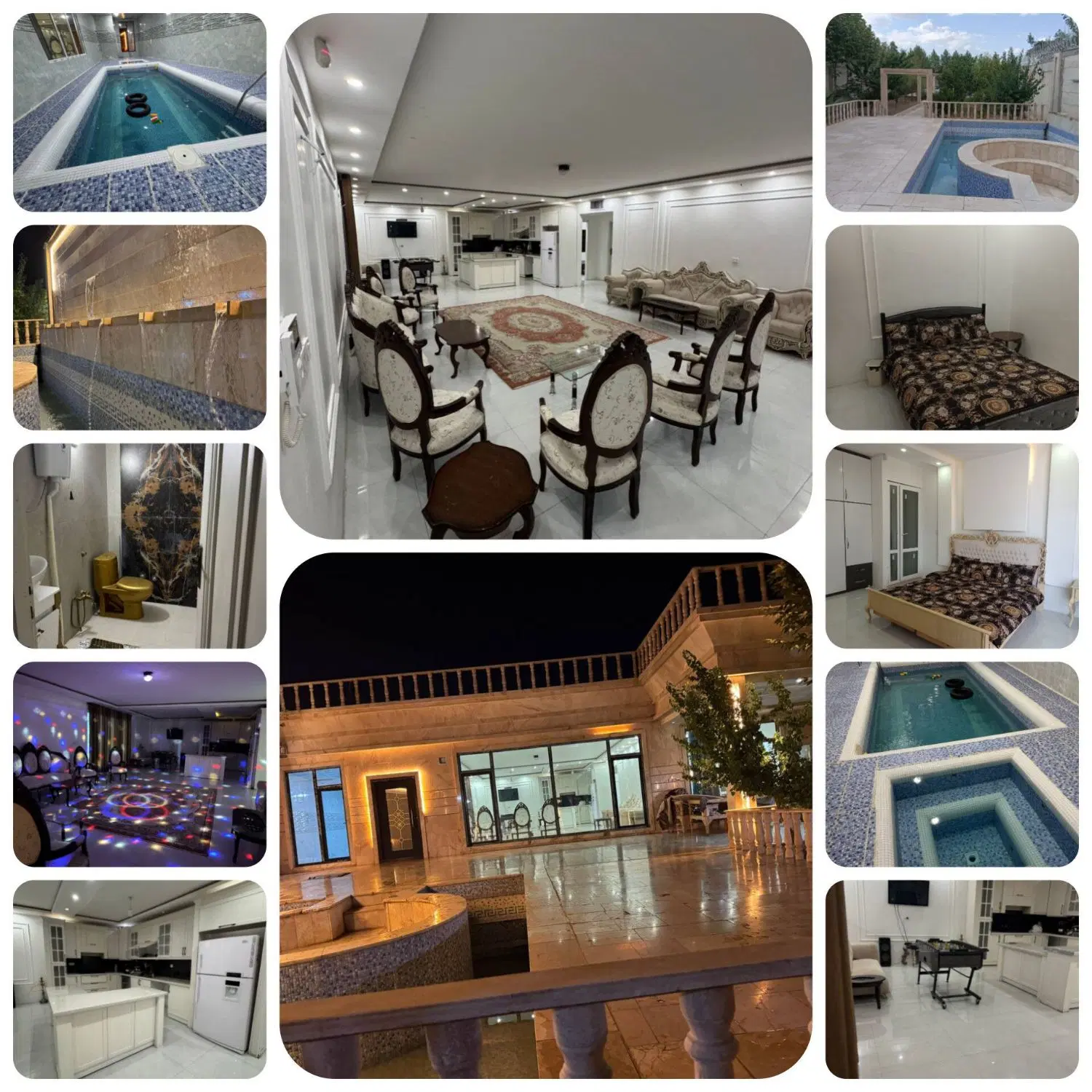 اجاره کوتاه مدت باغ ویلا