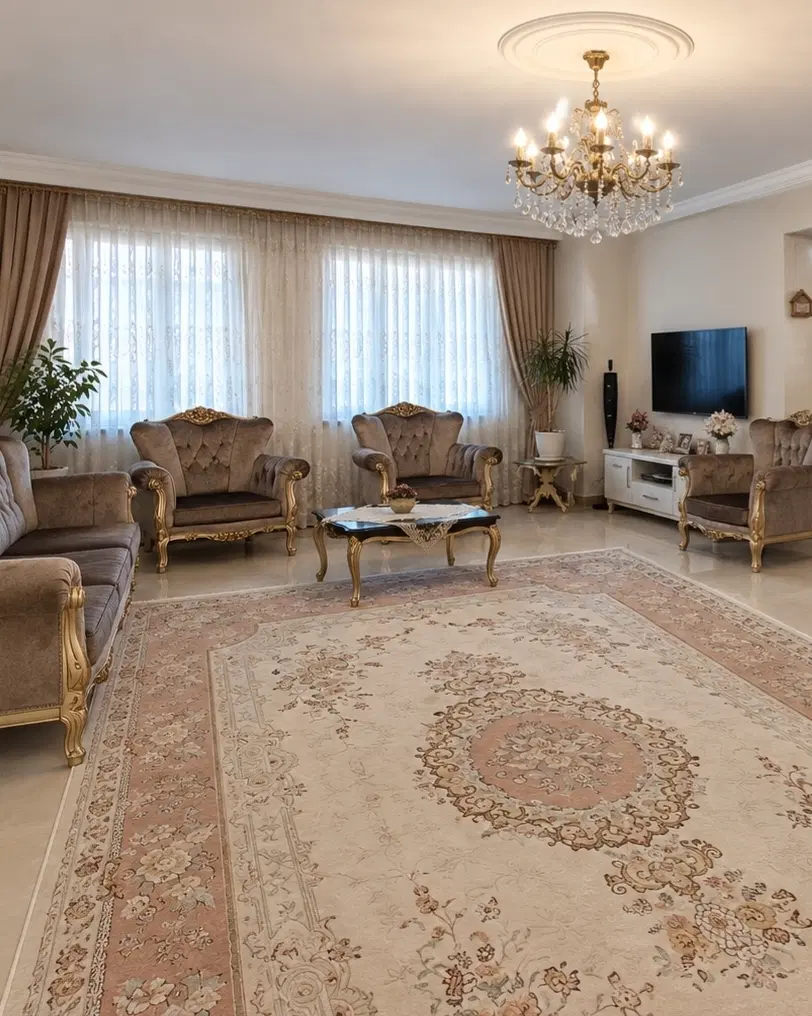 ۷۵متر ۱ خواب غرق نور پذیرایی خوش‌نقشه