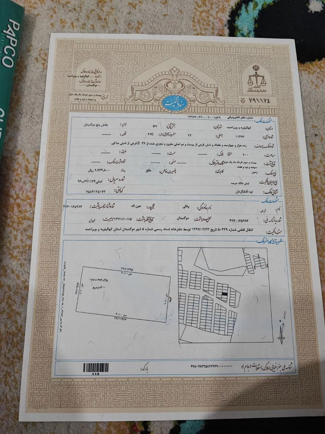 تپه آفتابگردان قسمت شرقی قطعه 492