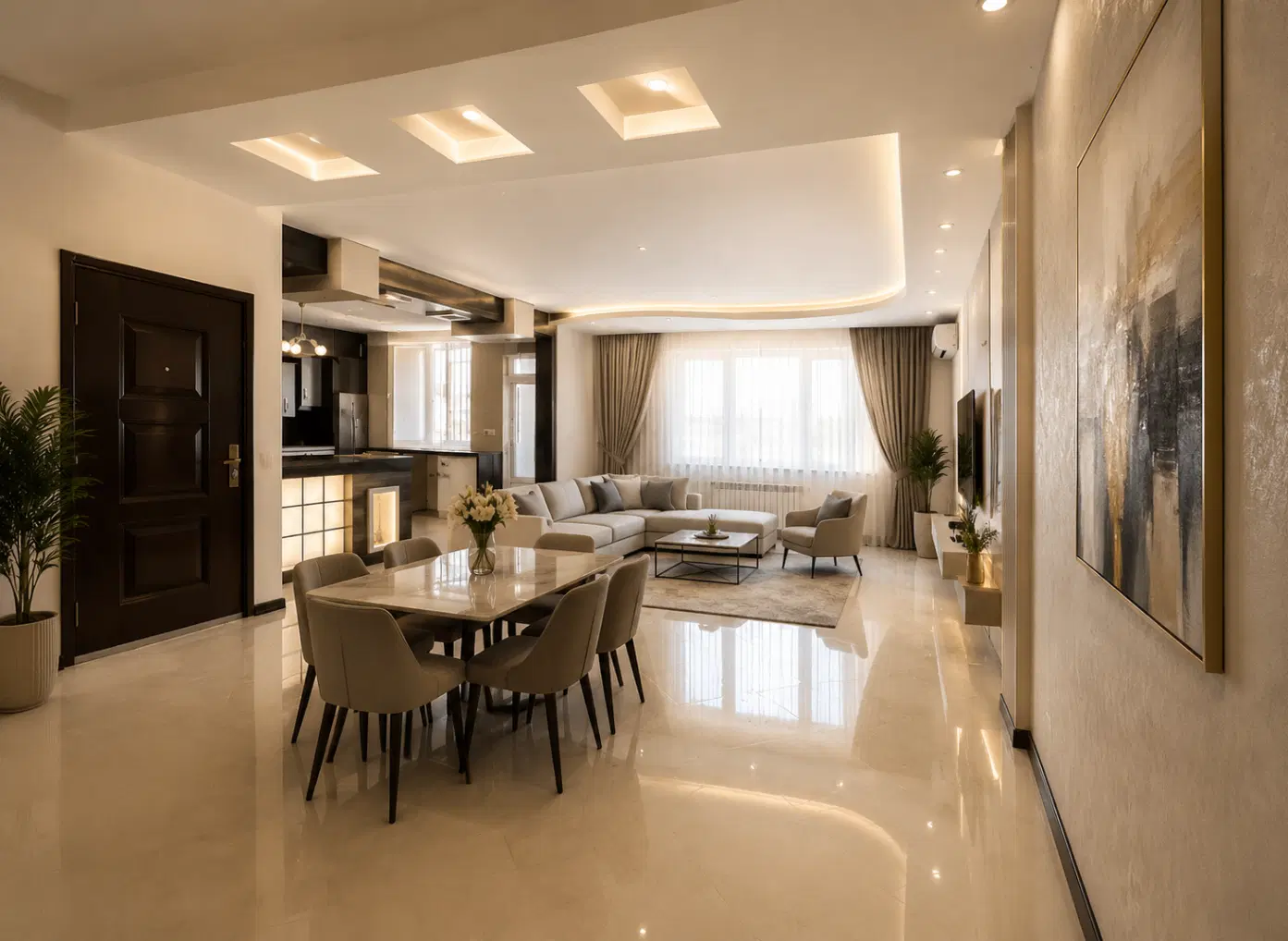 اپارتمان شیک و لاکچری _ قلب هنرستان