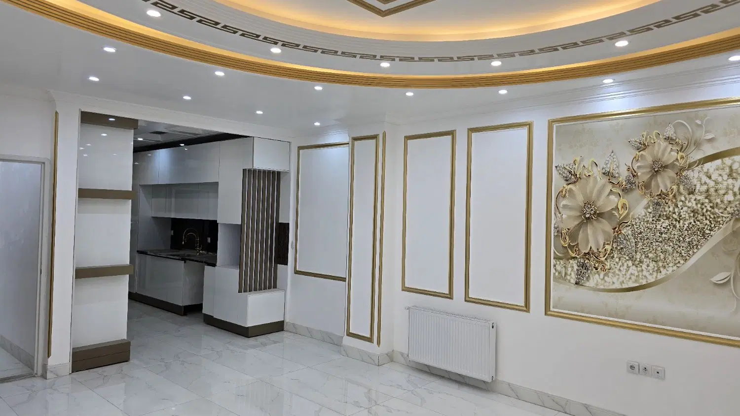 اپارتمان واحد لوکس شهرک قدس تک واحدی.پلان متفاوت