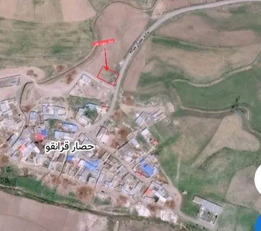 ۵۰۰متر زمین ذخیره بافت روستای حصار