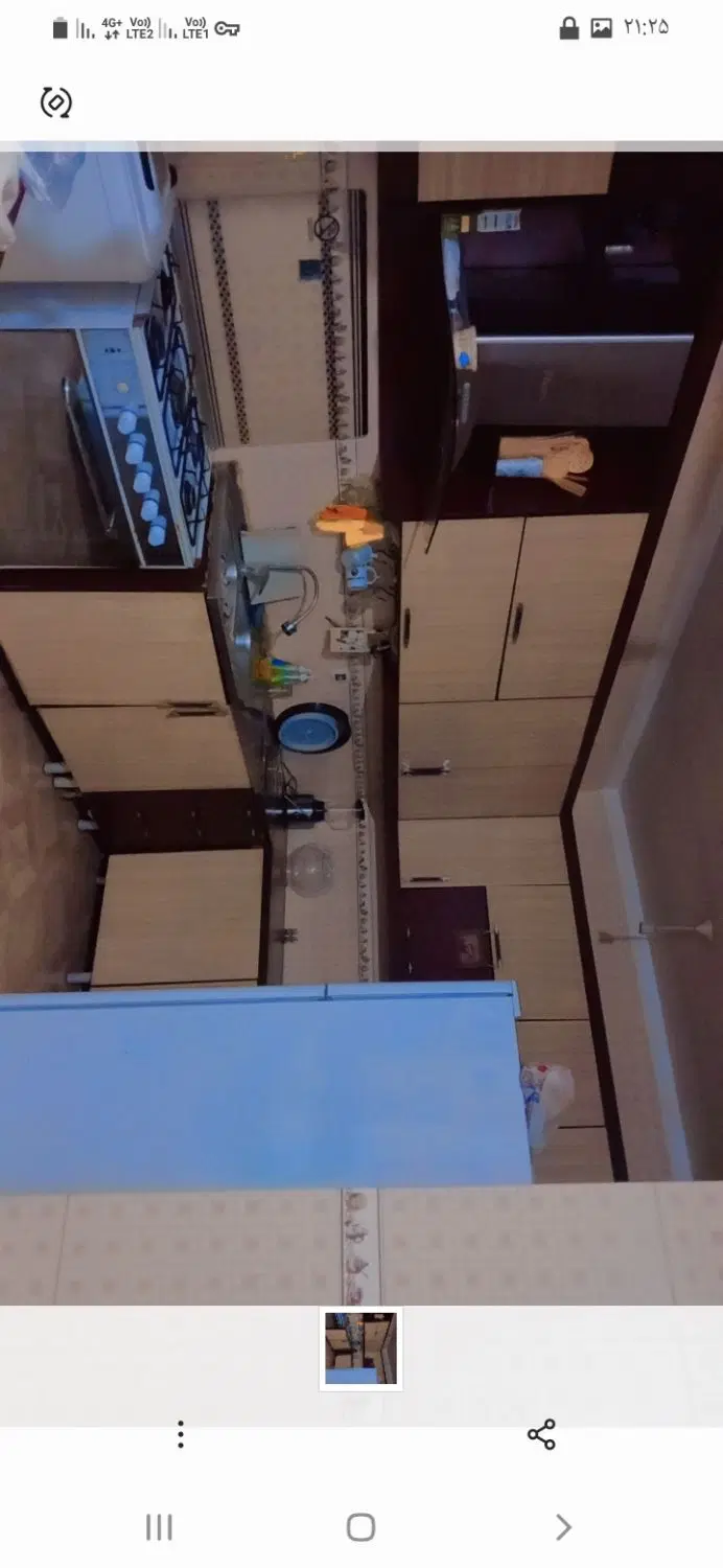 آپارتمان ۹۵ متری دو خواب وهال پذیرایی