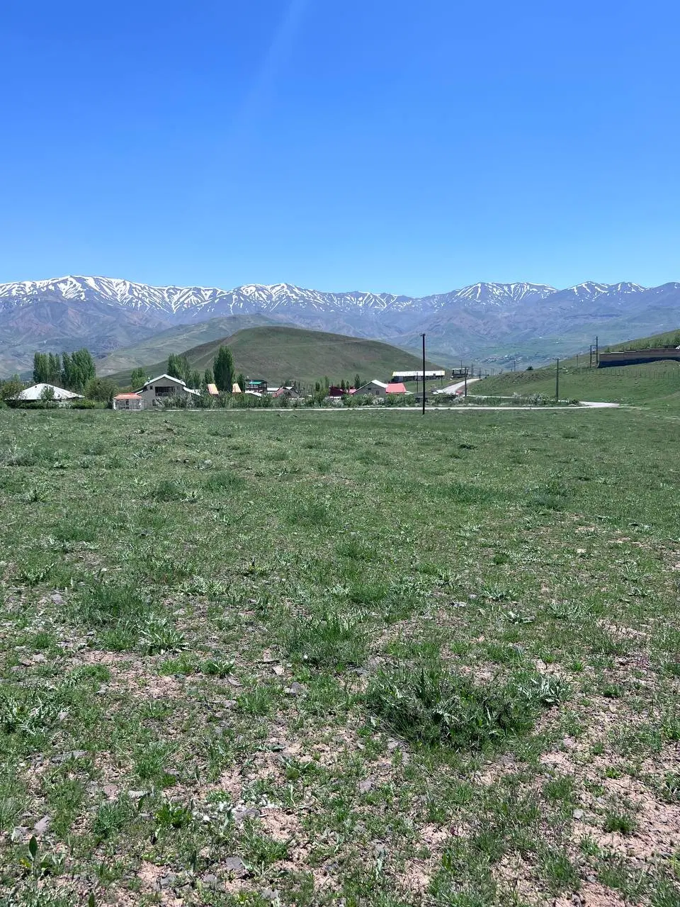 زمین شهرستان طالقان روستای بزج