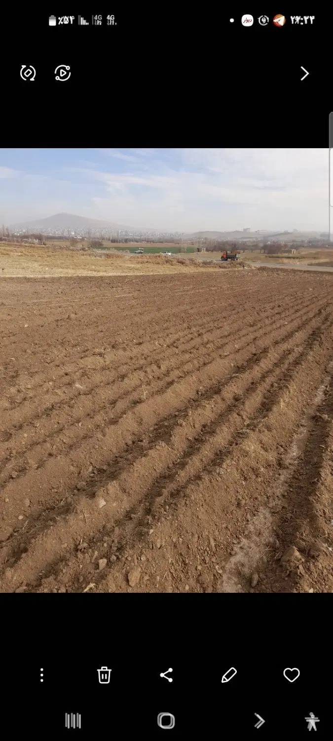 ۸۷۰۰مترزمین تجاری کشاورزی لب جاده بوکان کوسته