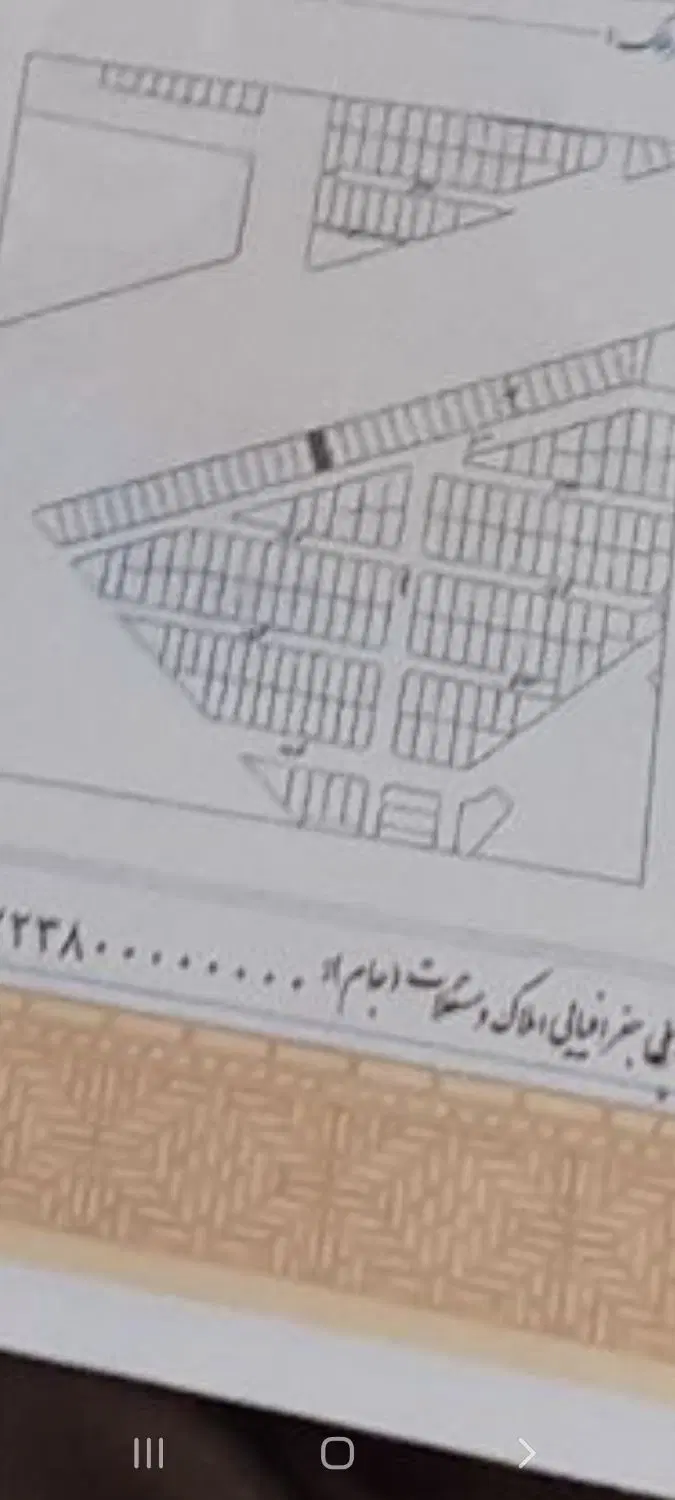 زمین بر خیابان ۴۵ متری بسیج