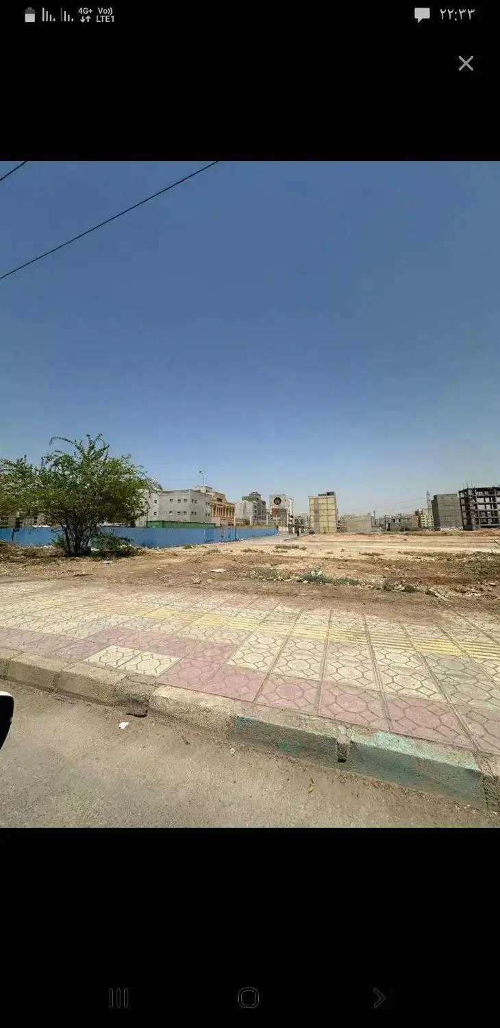 زمین ۵۰۰متری گلستان خ۲۰متری