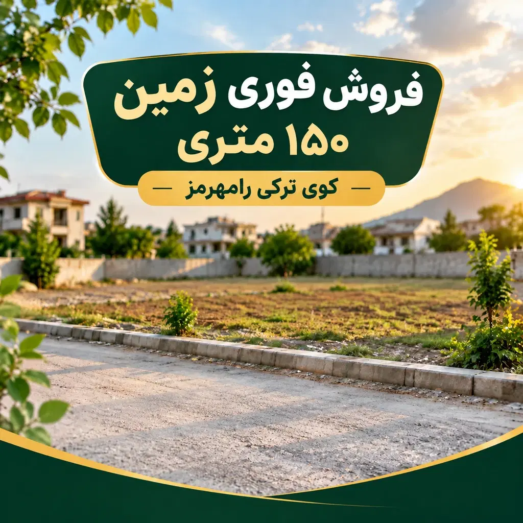 فروش زمین ۱۵۰ متردرشهیدترکی رادمهر