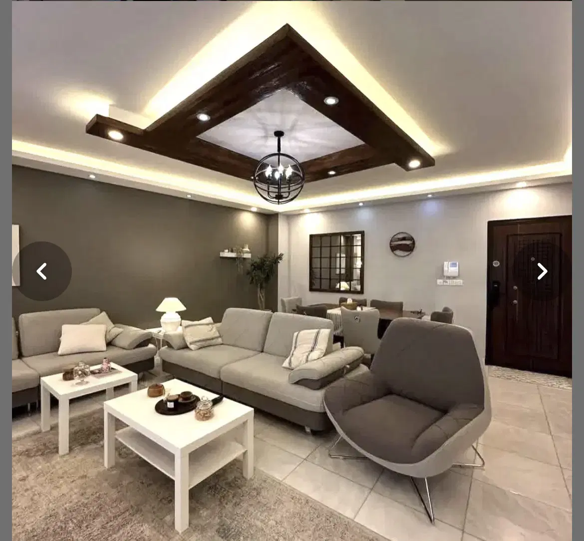 ۸۰ متر سالن پرده خور بسیار خوش نقشه و خوشگل