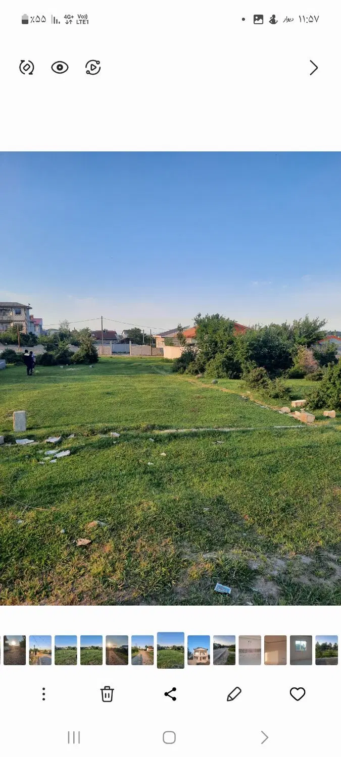 زمین باغی ۲۱۸ متر محدوده شهری
