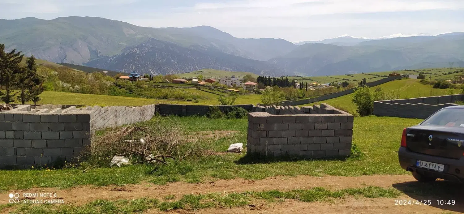 ۲۵۲متر زمین.چهاردیواری.نزدیک بافت روستای سنار