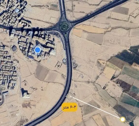 843 متر زمین مرجعیت