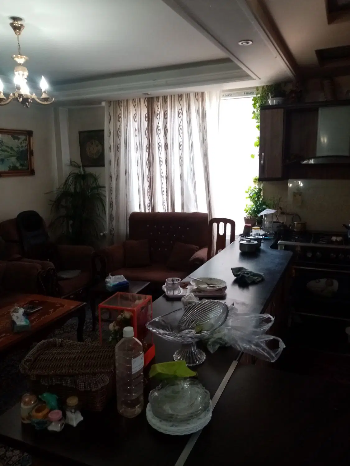 75متر2خوابه فول امکانات روبه افتاب 9سال ساخت