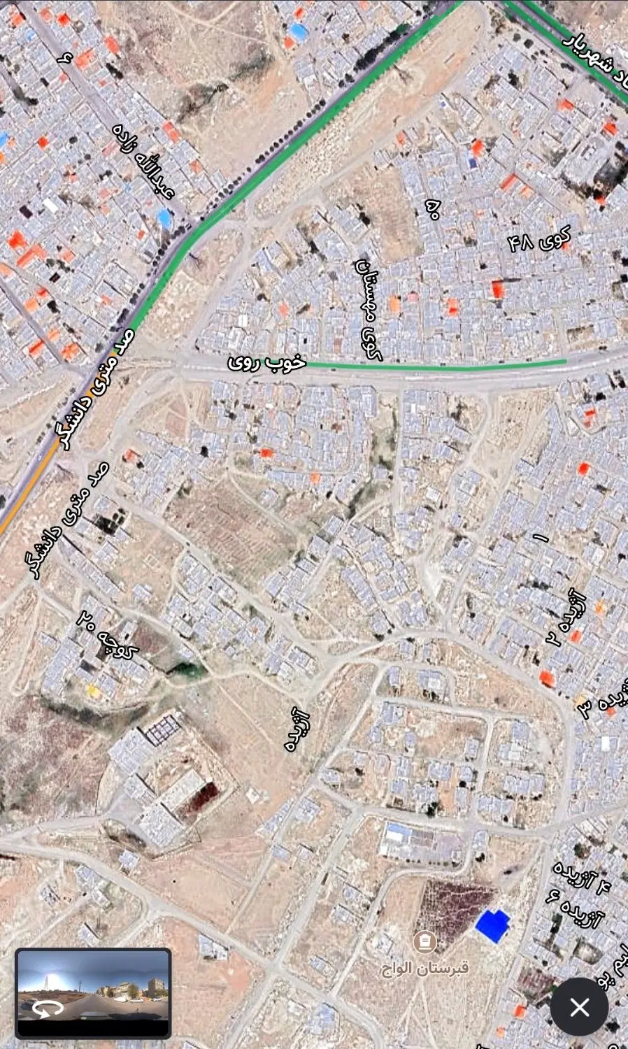 زمین مسکونی دانشگر