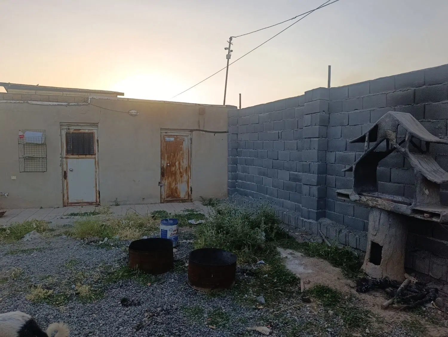 باغ و باغچه دیوار کشی شده
