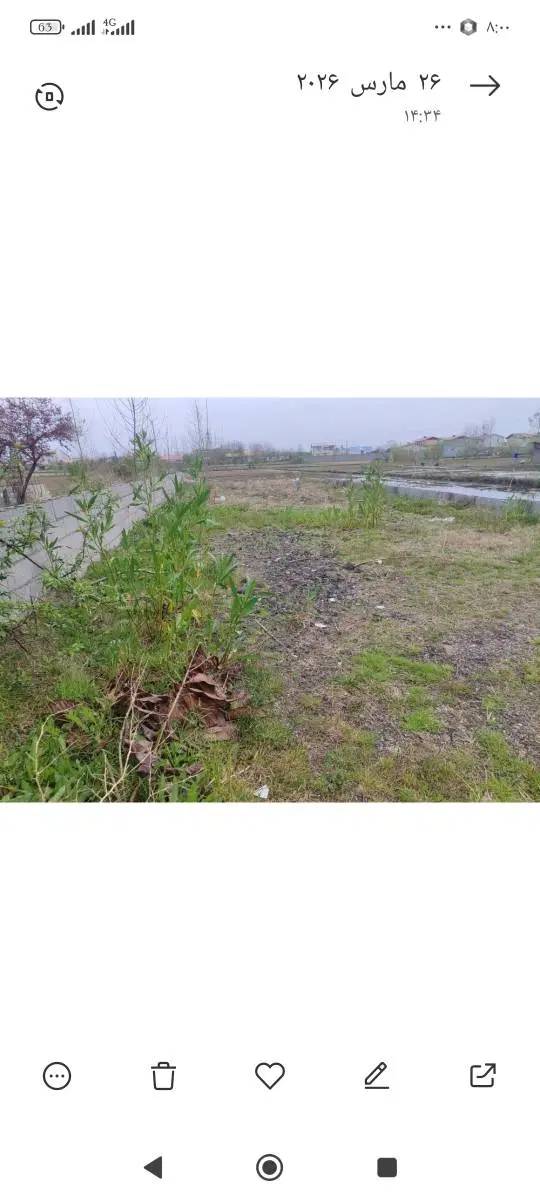 (فروش زمین سنددار ۲۸۵متر مسکونی منطقه آزاد)