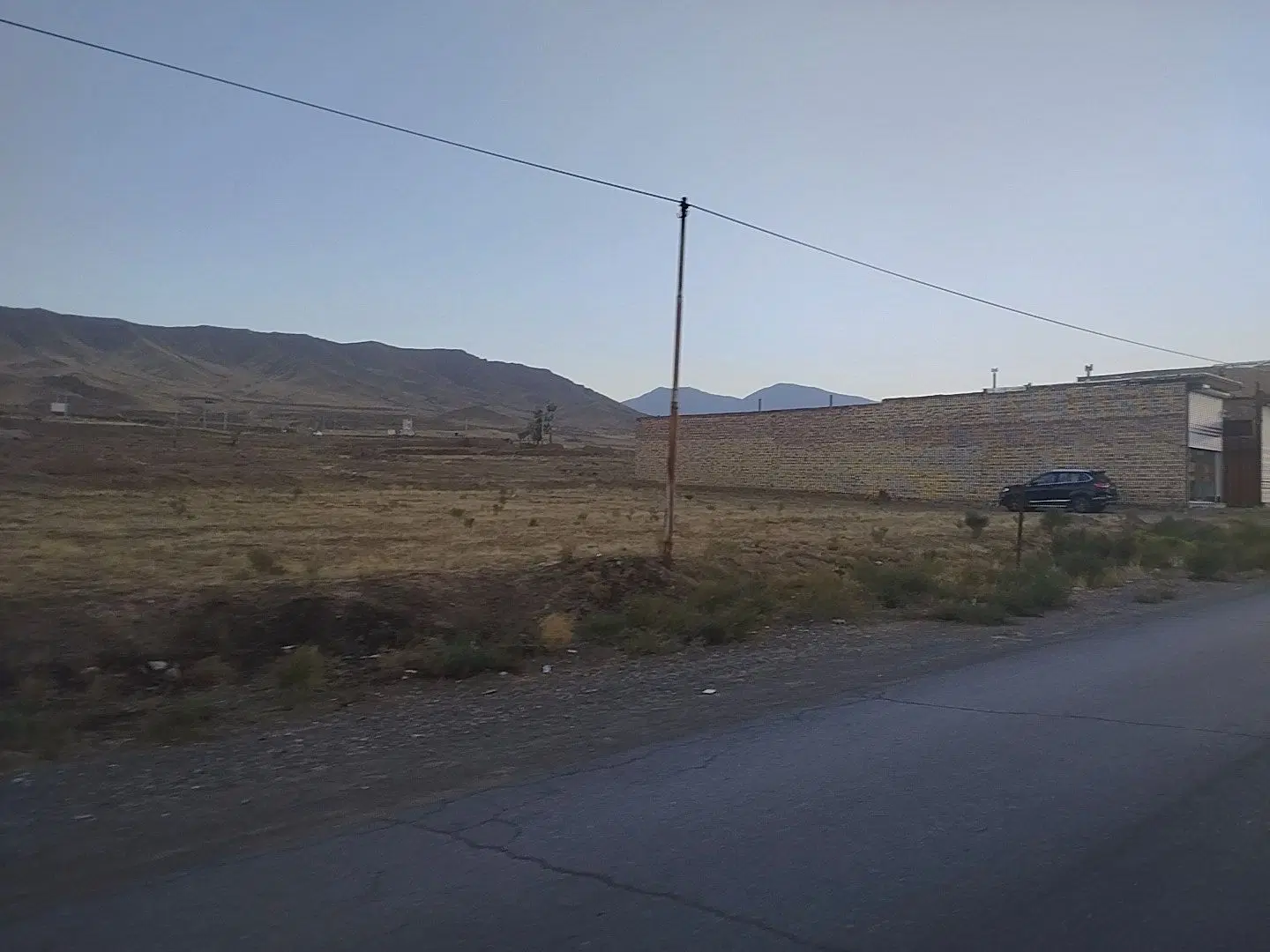 زمین در روستای بهرام