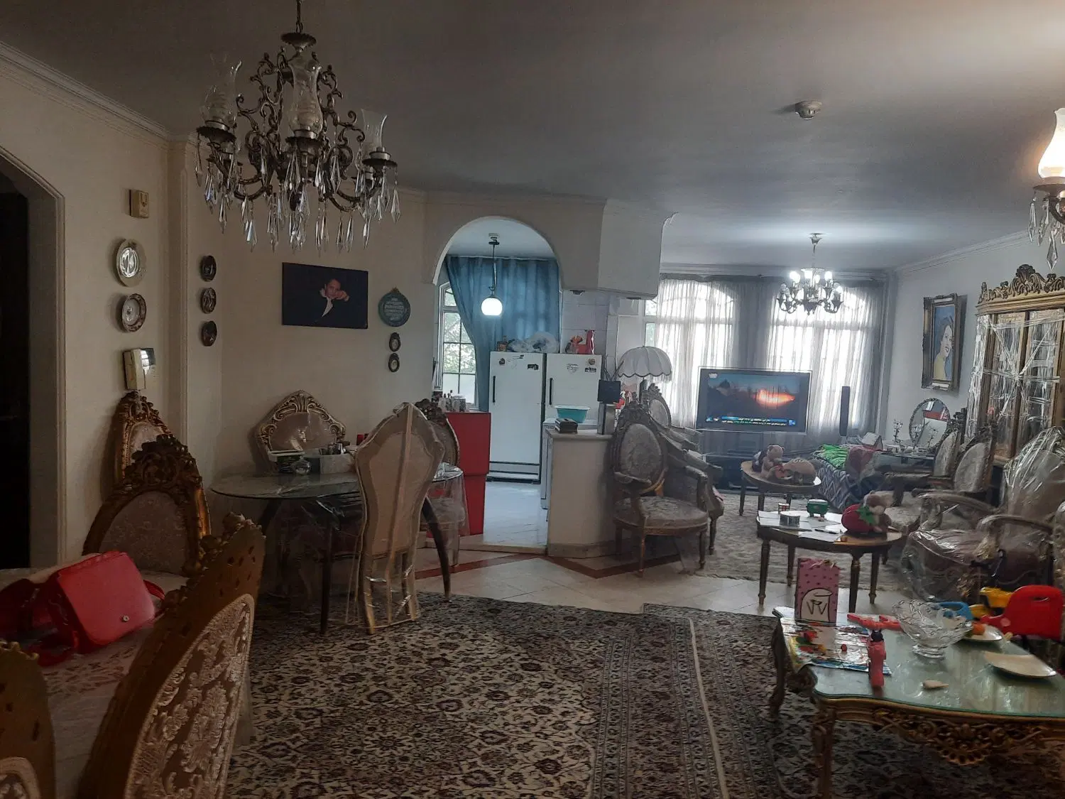 ۱۰۳ مترقیطریه،دو خواب_پارکینگ انباری آسانسور تراس