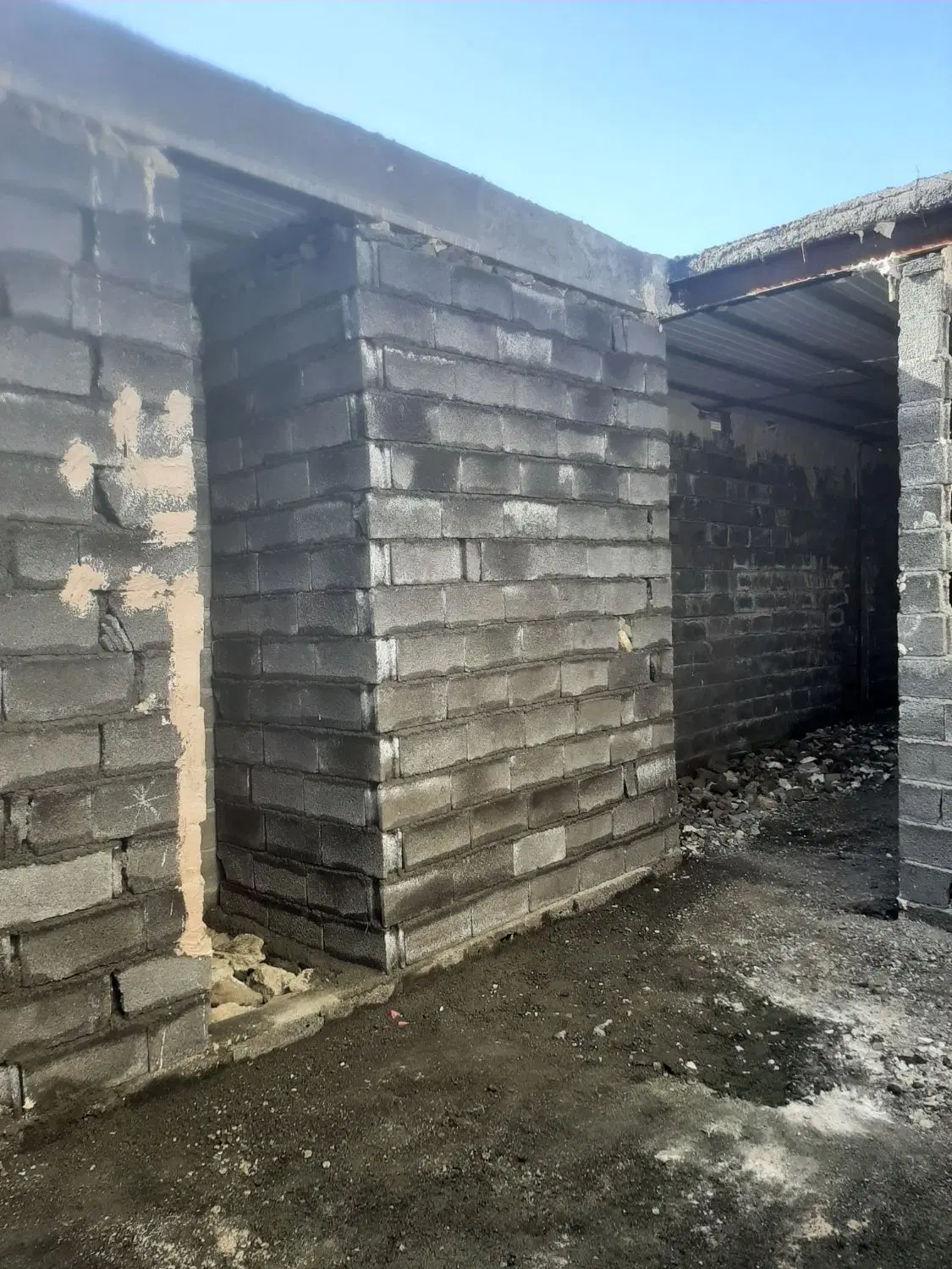 نایسر ۷۳ متر تمام اسکلت نیمه کاره