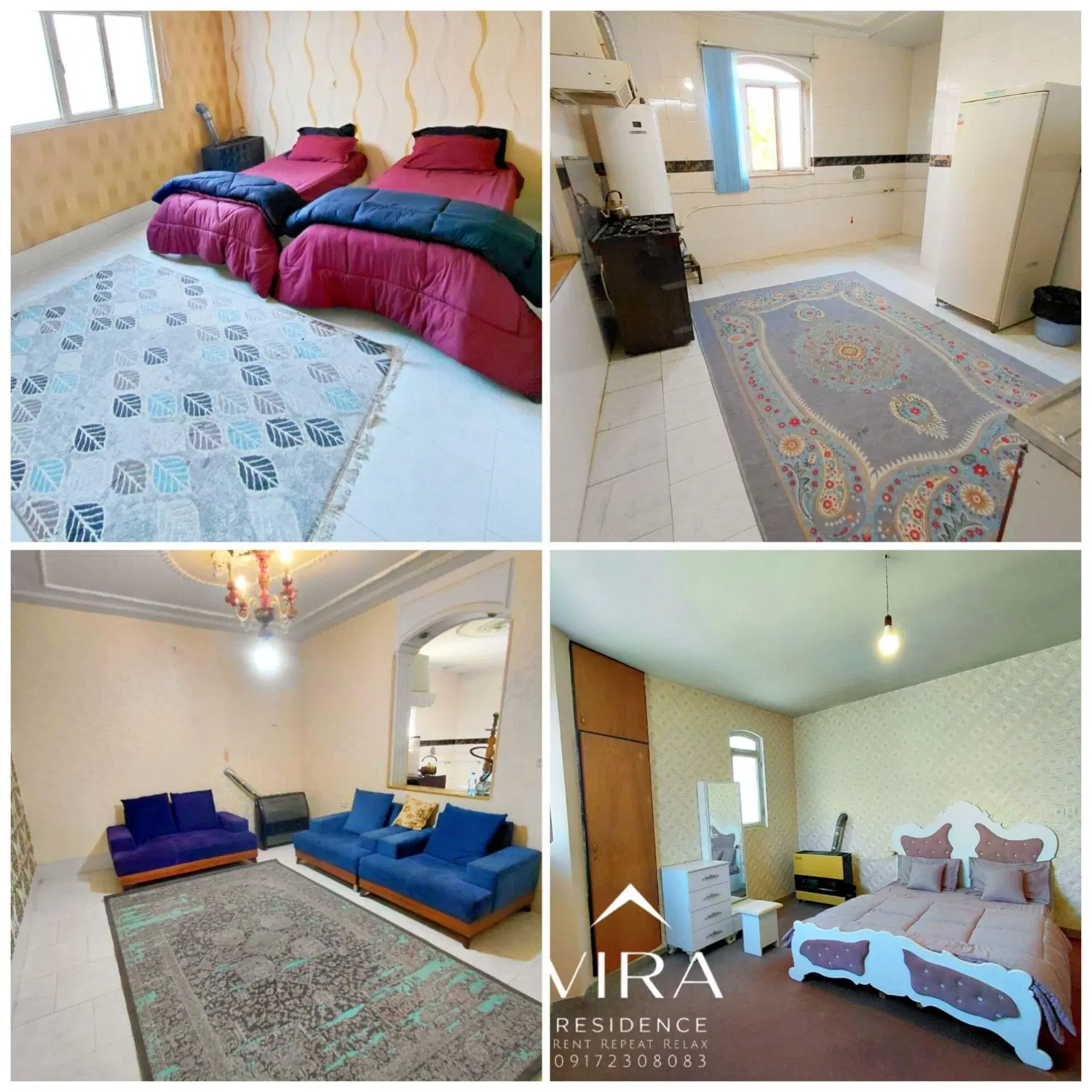 اجاره سوئیت آپارتمان اتاق کوتاه مدت شبانه روزانه