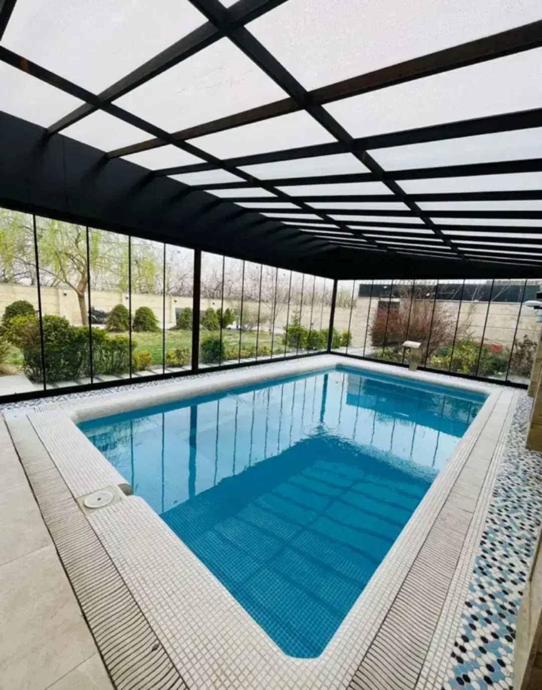 زردنجان استخر اب گرم اجاره کوتاه مدت ویلا باغ