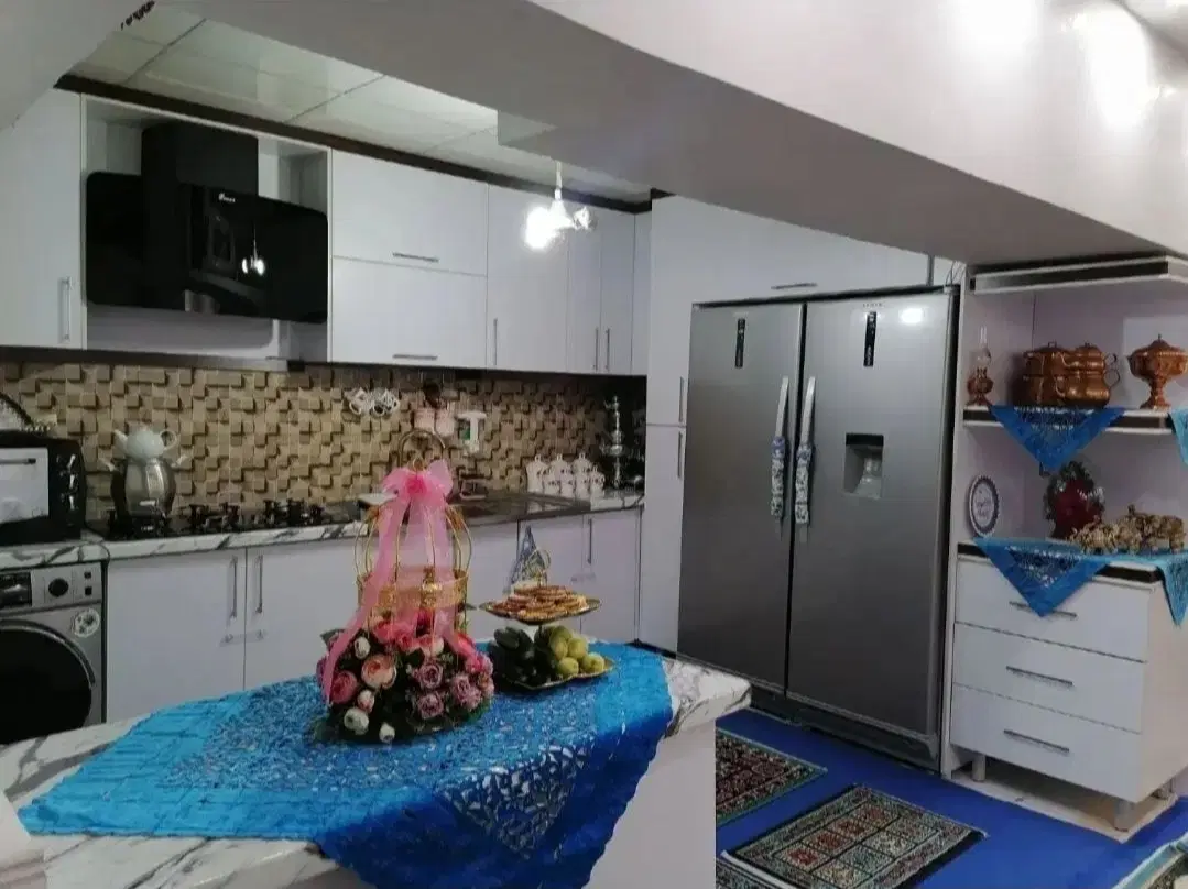 ۹۰متر ۲خواب همکف تخلیه   فروردین طالقانی بالا