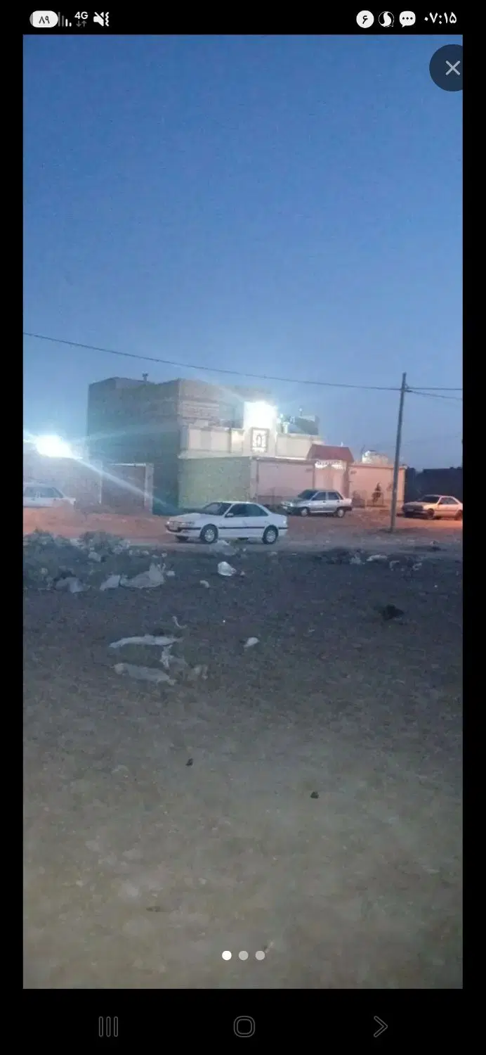 فروش یک تیکه زمین سر دونبش