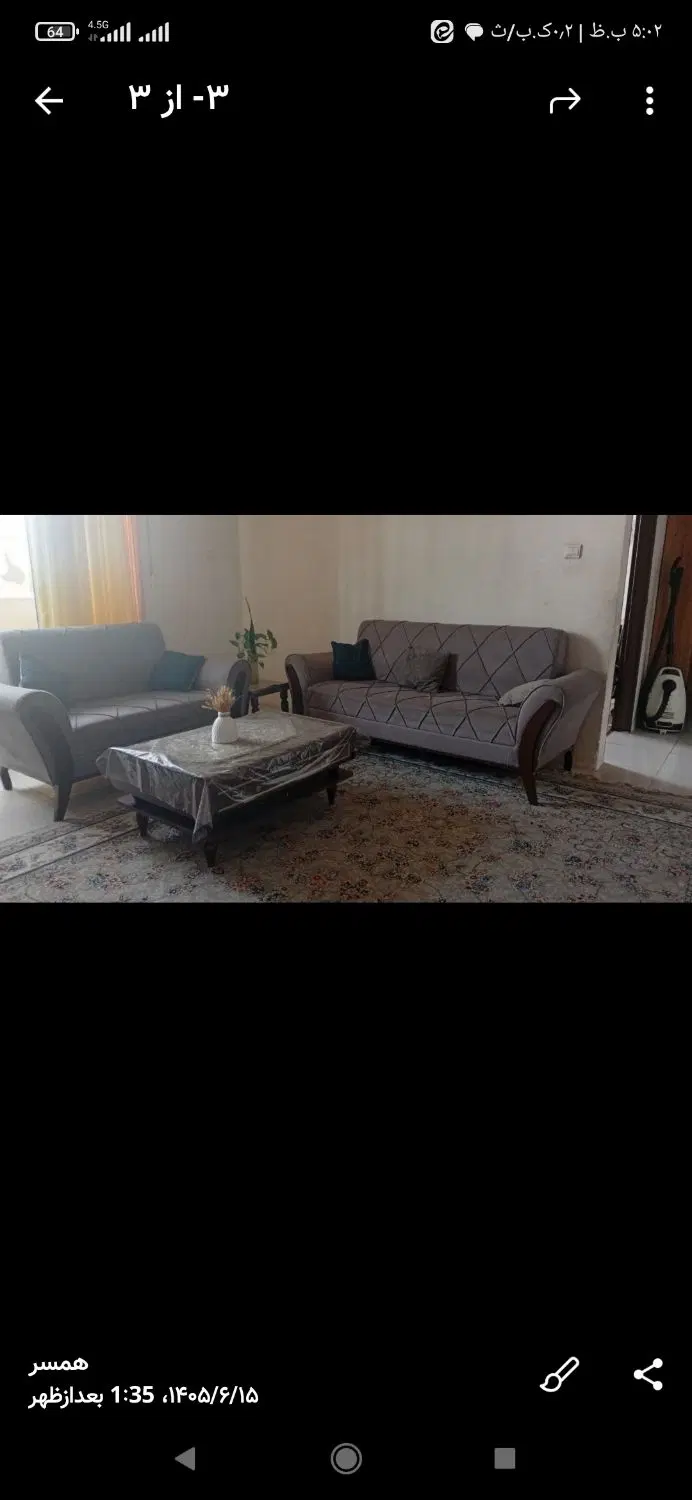 آپارتمان ۱۰۵متری امکانات سازه مهندسی طبقه اول