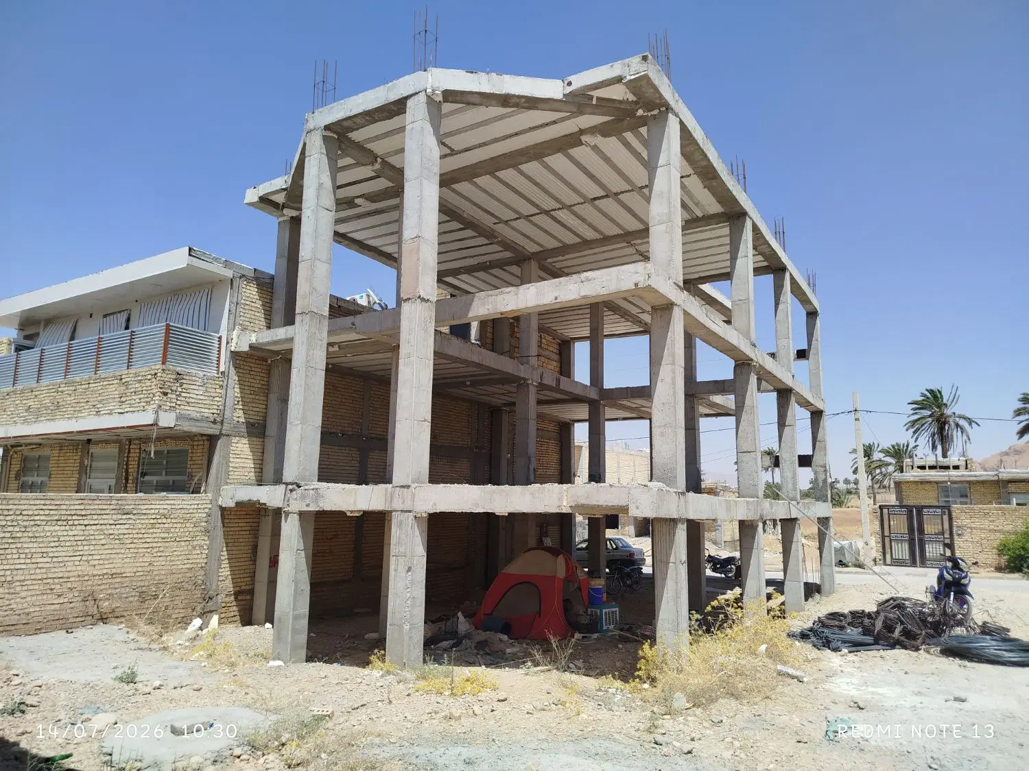 فروش اسکلت طرح هندی اسکلت بتنی