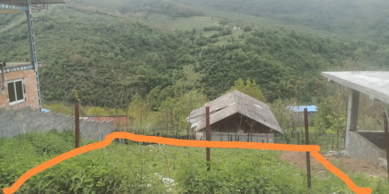 زمین روستای پاجی (کاربری مسکونی) داخل بافت