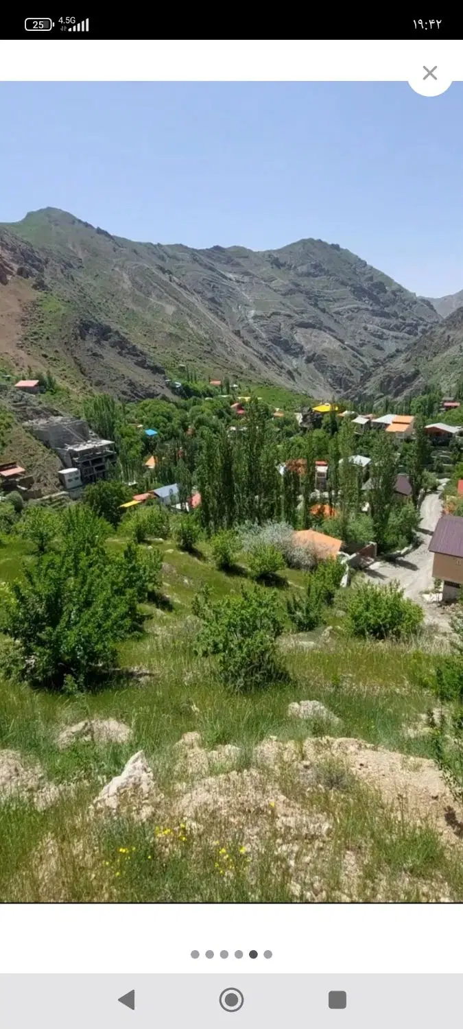 فروش ۷۰۰ باغچه جاده چالوس روستای توریستی کلها