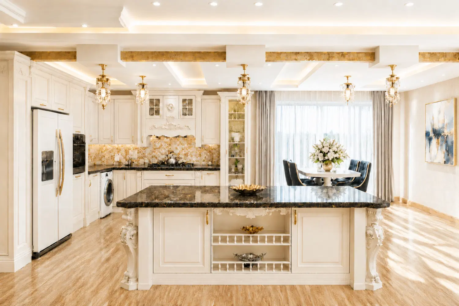 فروش عمارت مجلل 3 طبقه در رودکی با گذر 16 متری