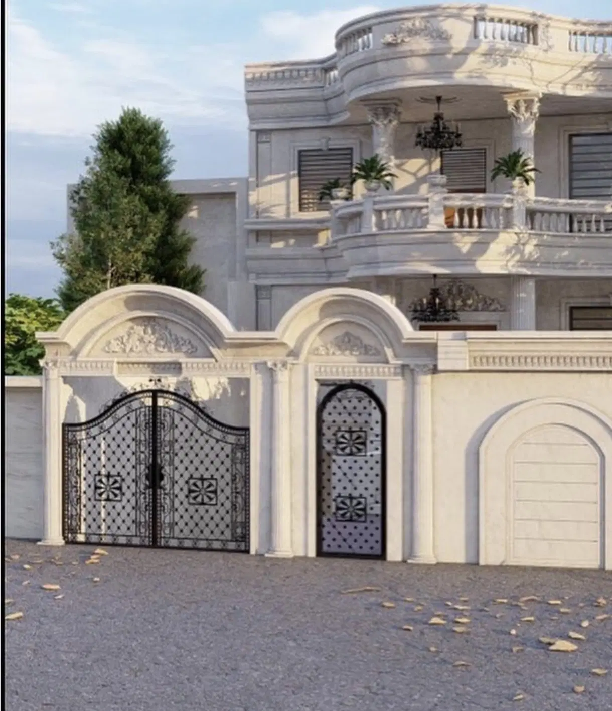 خانه بسیار شیک و دلباز همکف حیاط دار
