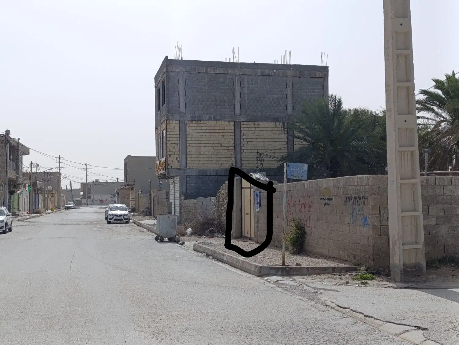 زمین تجاری کاکی