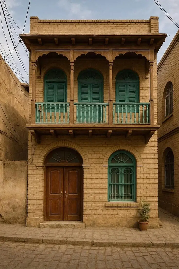 ساختمان دو طبقه