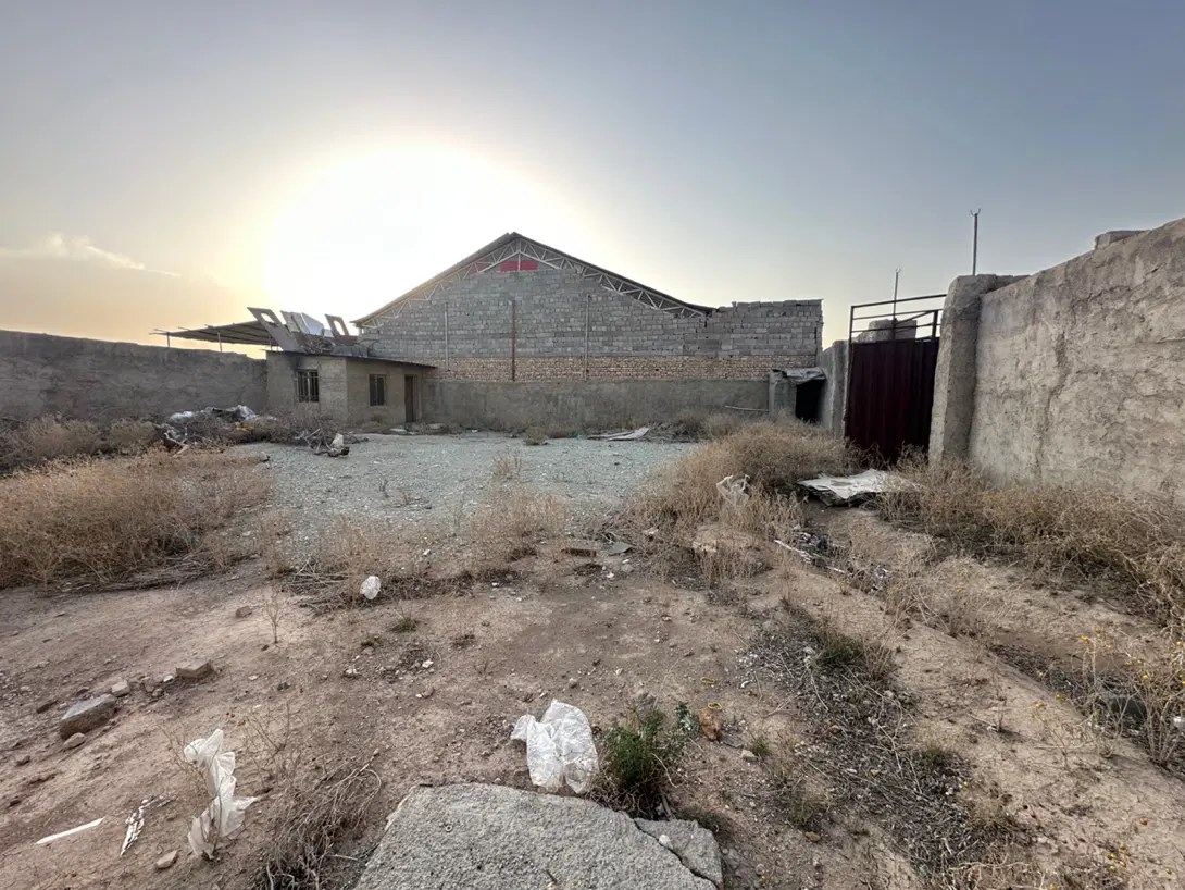 1500 متر چهاردیواری با مجوز