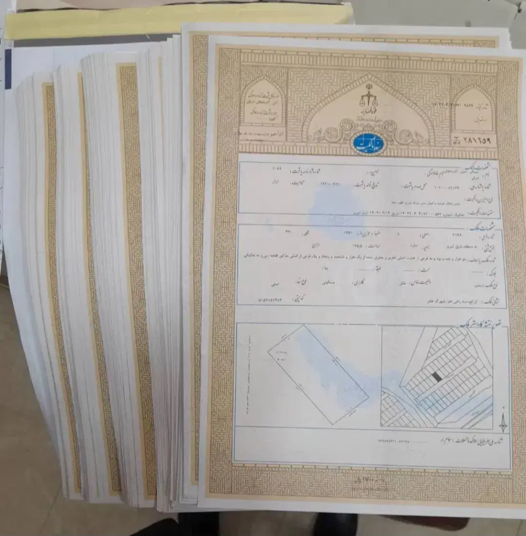 قطعه زمین مسکونی در شهرک اکباتان