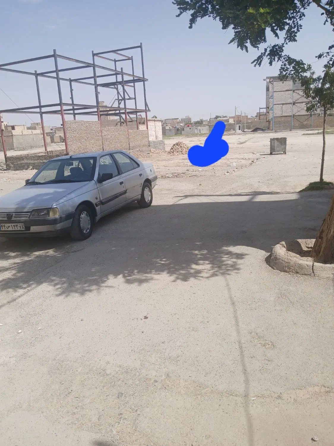 یک قطعه زمین به مساحت ۱۲۴ متر  واقع در داوود آباد