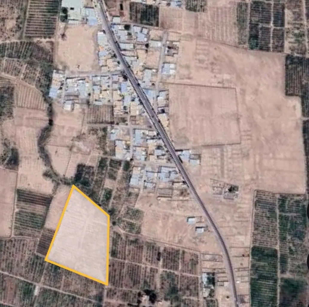 ۸۰۰قصب زمین ابتدای ابراهیم اباد