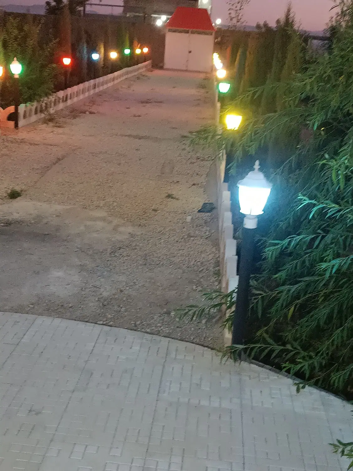متراژ 1100 باغ شهری با درخت چهار ساله