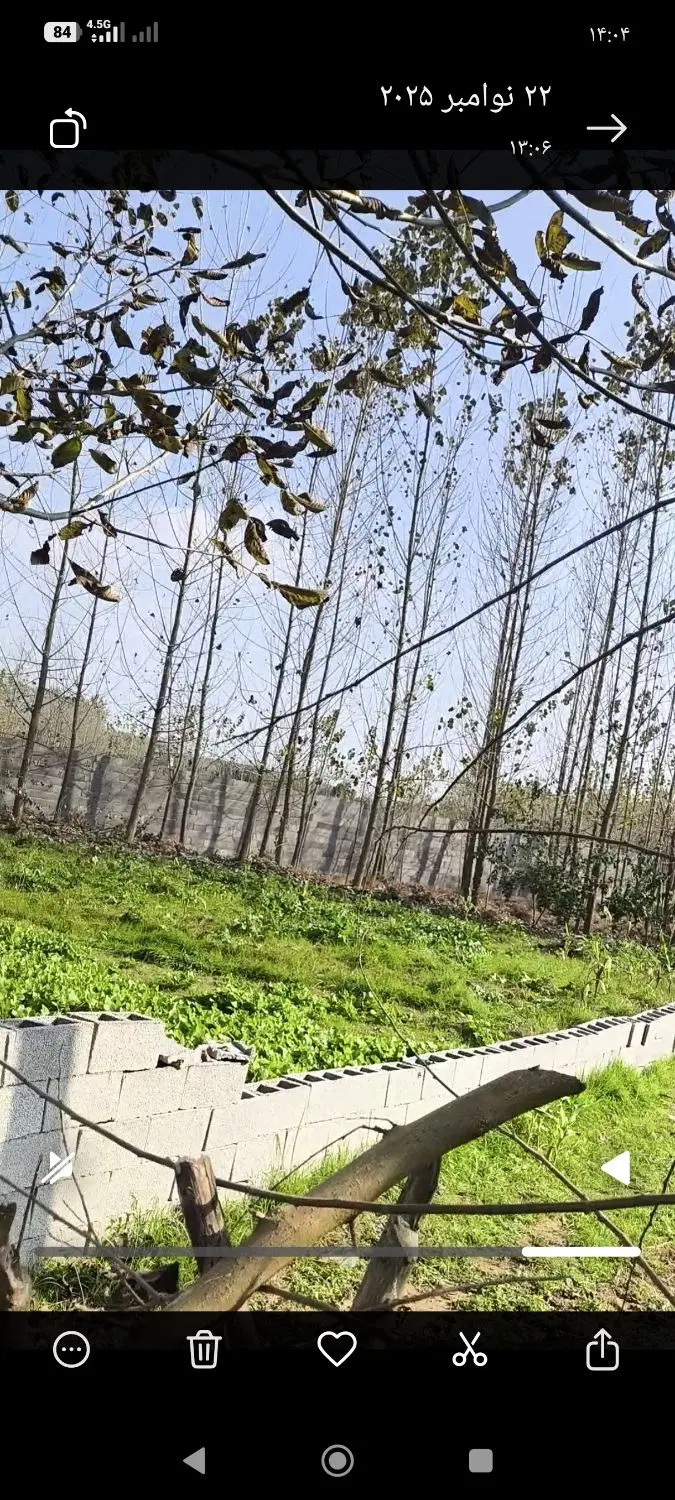زمین در راسته کنار صومعه سرا
