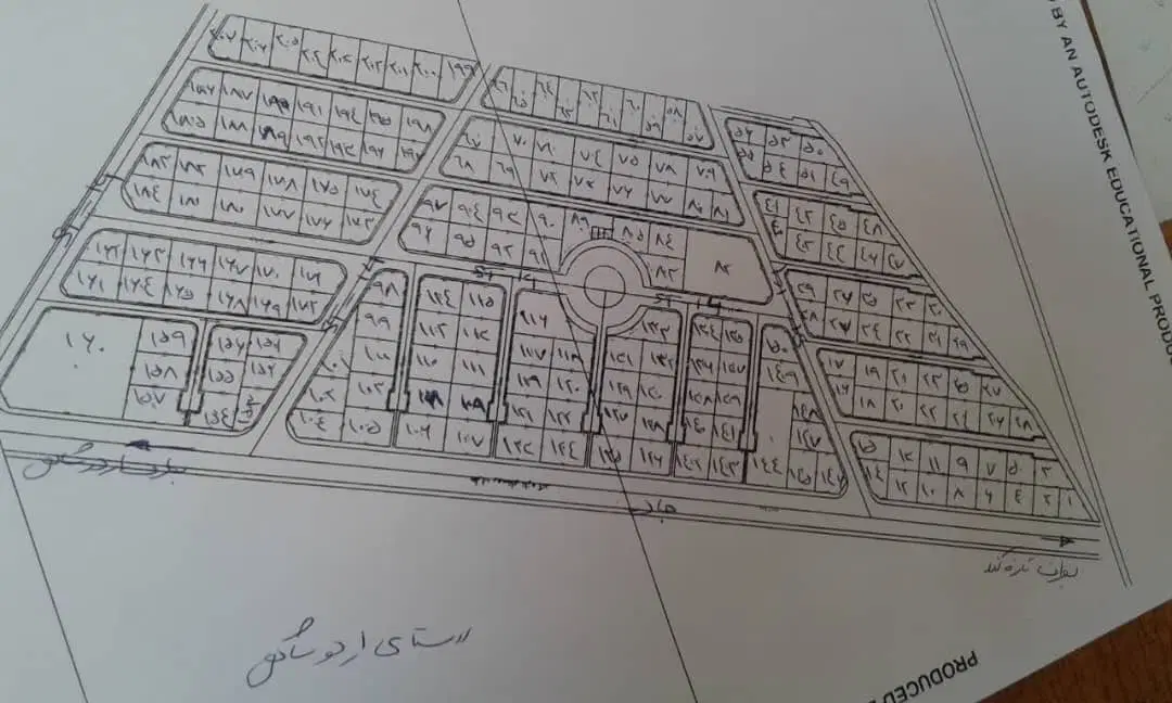 فروش زمین دارای وام آماده ساخت