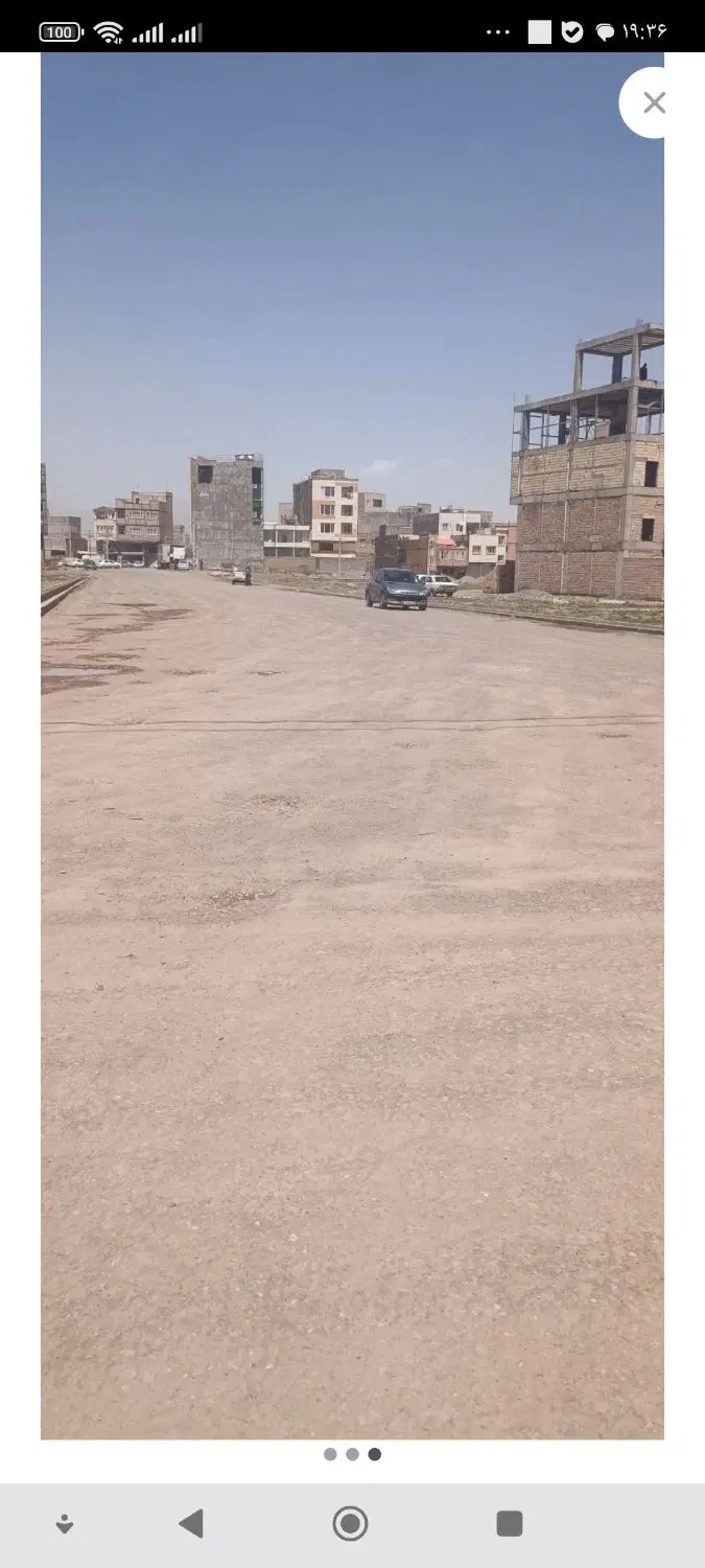 فروش فوری زمین در بر 24متری جدید احداث سند ششدانگ