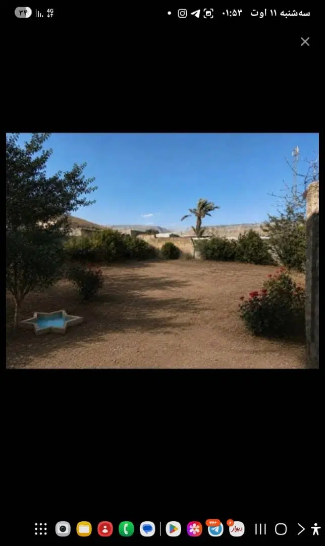 خانه باغ ویلایی محدوده تنگ پیرزال چرام