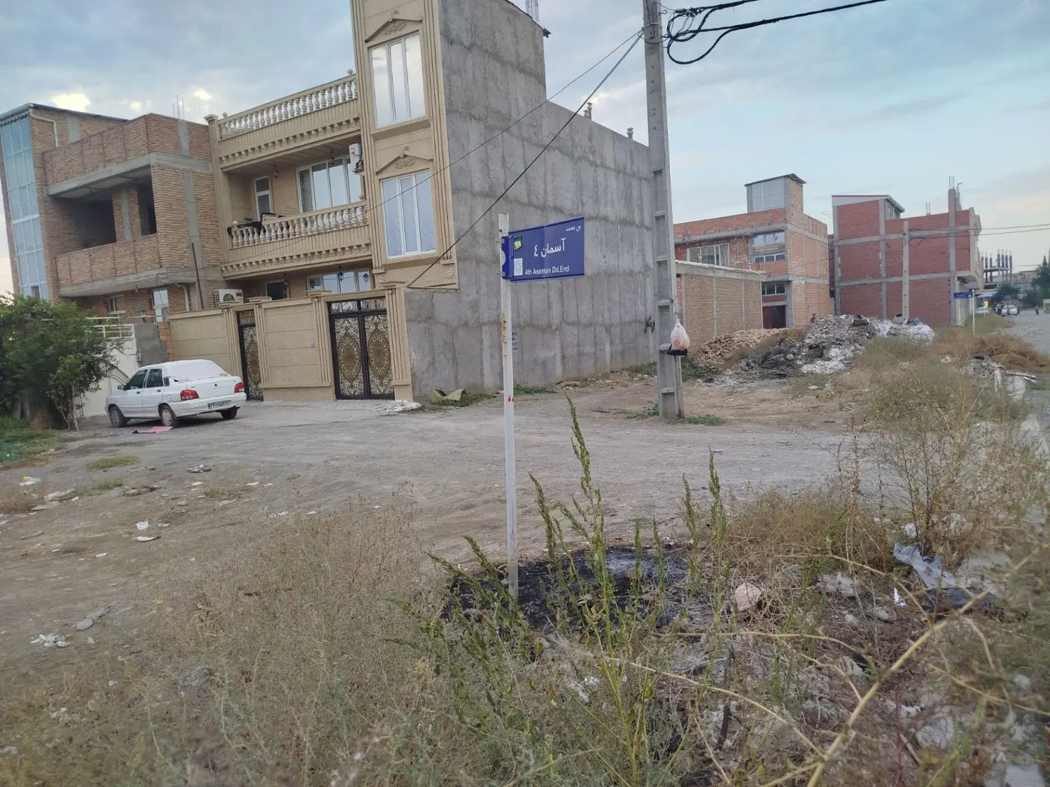 زمین نبش تجاری مسکونی مجوز ساخت