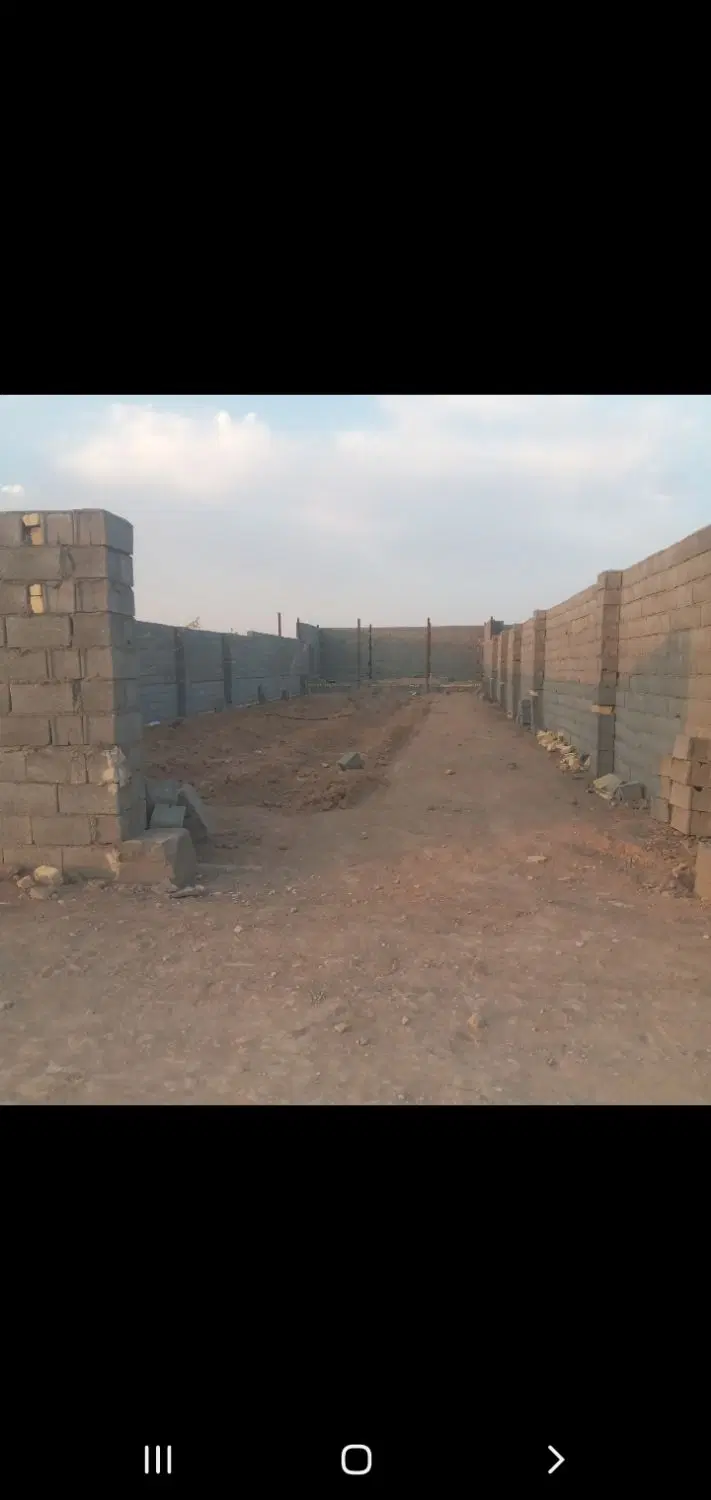 چهاردیواری بامجوز وکوچه ۸متری  خ شهداک بهار