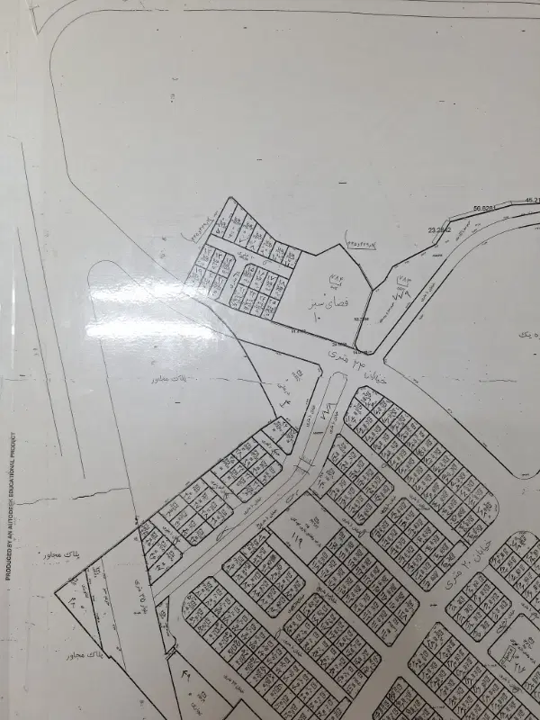 فروش زمین درب حیاط فاز دو ارتش